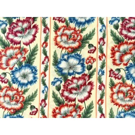 Philip Jacobs for Rowan Cotton Quilt Fabric OOP "Shaggy Poppy" Philip Jacobs for Rowan by 1/2 Yard