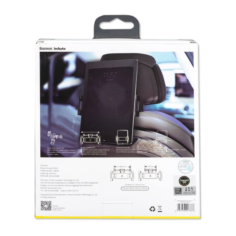 Baseus Backseat Car Mount (Black)