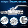 Boltigen 5000 PSI High Pressure Washer Ball Valve Kit, 3/8"