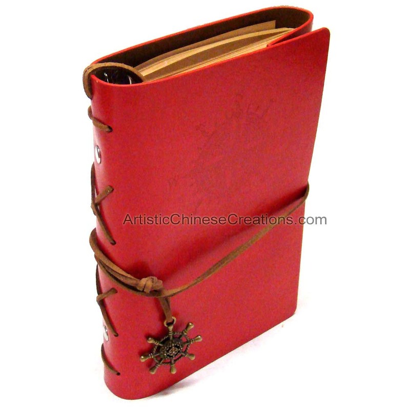 Chinese Stationary Chinese Journal - Compass - Red (Unlined)
