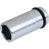 SK11 4WG-19 Impact Wrench Socket, Semi-Long, 0.7 inches (19 mm),