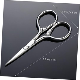 6 Piezas tijera para recortar bigote tijeras de peluqueria barba de hombre tijeras de barba para hombre de cejas para cortar a para a