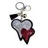 Popfizzy Double Heart Keychain Accessories for Women and Girls, Valentine's