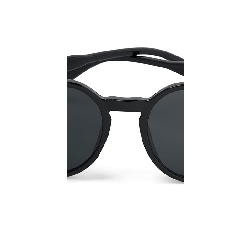 JACK & JONES Men's Jacchristopher Sunglasses, Pirate black/detail: j1013-03