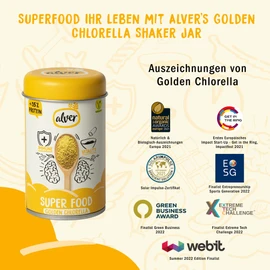 Discover the benefits of Golden Chlorella algae - your sustainable source of protein!