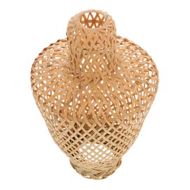 STOBAZA Bamboo Lampshade Wicker Lamp Shade Bamboo Light Cover Basket Light Fixture Weave Lampshade Light Shade Hanging Lampshade Lamp Shades