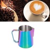 Coffee Frothing Cup Colorful 600ml Milk Frothing Pitcher 304 Stainless