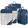 ehsbuy 4-Piece Packing Cubes Compression Packing Bags for Suitcases 3