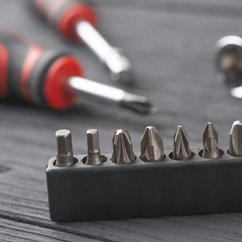 Dekton Ratchet Screwdriver Set-Screwdriver with 3 Way Ratchet | Bit