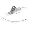 Totority 6sets Tip Furniture Anchors Wall-Mount Safety Straps for Proofing