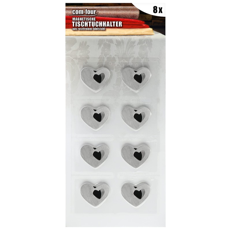 com-four® 8x tablecloth weights - tablecloth weights made of stainless
