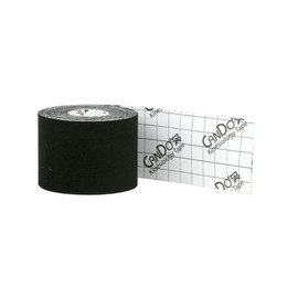 CanDo Kinesiology Tape, 2" x 16.5 ft, Black, 1 Roll