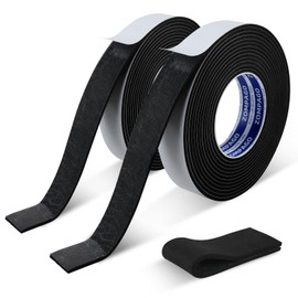 ZOMPAGO Foam Tape Corner Protectors for Furniture Strip,Sharp Edge & Table Bumper,Window Edge,Wall Protector,Soft Corner Guards Safe for Proof,Table Corner Protectors in home,2 Roll,1.18″x16.4FT,Black