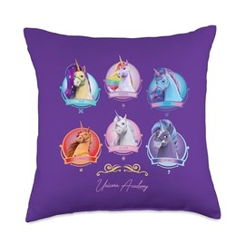 Unicorn Group Throw Pillow