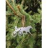 Horse Harness Racing Metal Ornament