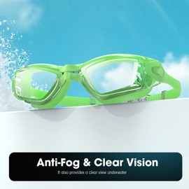 Braylin Swim Goggles, 2-Pack Swimming Goggles, Anti Fog, No Leaking For Adult Women Men Youth