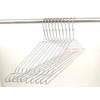DODIN HOME 10 Silver Wire Notched Hangers Space Saving Metal