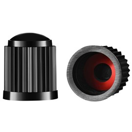 8 Pack Dust Caps For Car Tyres,Dust caps,Tyre Valve Caps With Seal Ring,Plastic Tyre Caps For SUV, Motorbike, Trucks, Bike, Bicycle, Black