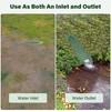 4 in. Green Angled Drainage Grate Yard Drain, Yard Drain