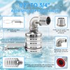 4 Pack Water Float Valve,304 Stainless Steel Automatic Water Float