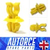 2 PCS Bonnet Hood Stay Rod Holder Clip For Ford