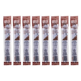 Wenzel’s Farm Beef Sticks │Snack Sticks │ Flavorful, Naturally Smoked │ High Protein, Low Carb │ No MSG, Fillers, Binders, Artificial Colors │ Gluten Free | 16 sticks (8 packs of 2)