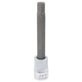 JET 677179-3/8 Drive, 9mm, Hex Bit, 4" Length, Metric Chrome Socket