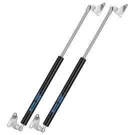 ARANA 25 inch 100 lb Gas Prop Strut Shock 25" 445N/100LB Gas Spring Struts, 2Pcs Set with L-Type Mounting Brackets for Heavy Duty RV Bed Murphy Bed Large Garbage Box Floor Hatch Custom Window