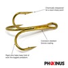 Bronze Treble Hooks, Size 10, Pack of 50 Ideal for