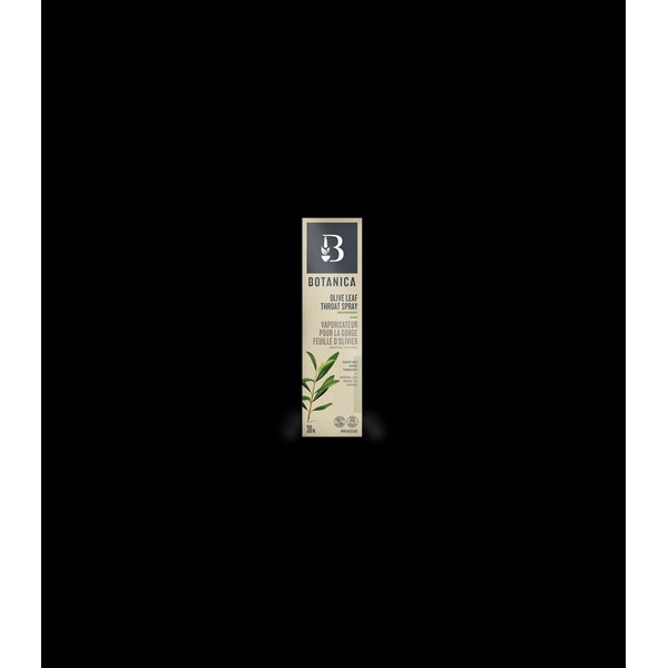 Botanica Olive Leaf Throat Spray, Peppermint 30 mL