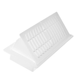 Hartford Ventilation Pop Up Floor Vent Register - 4” x 12”(Duct Opening) - Air Vent Deflector for Home Heat/AC - Extender for Under Furniture, Couch, Cabinetry - Floor or Ceiling Use (1, White)