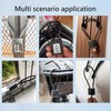 Pack of 2 Cable Lock with Key, Robust Padlock with
