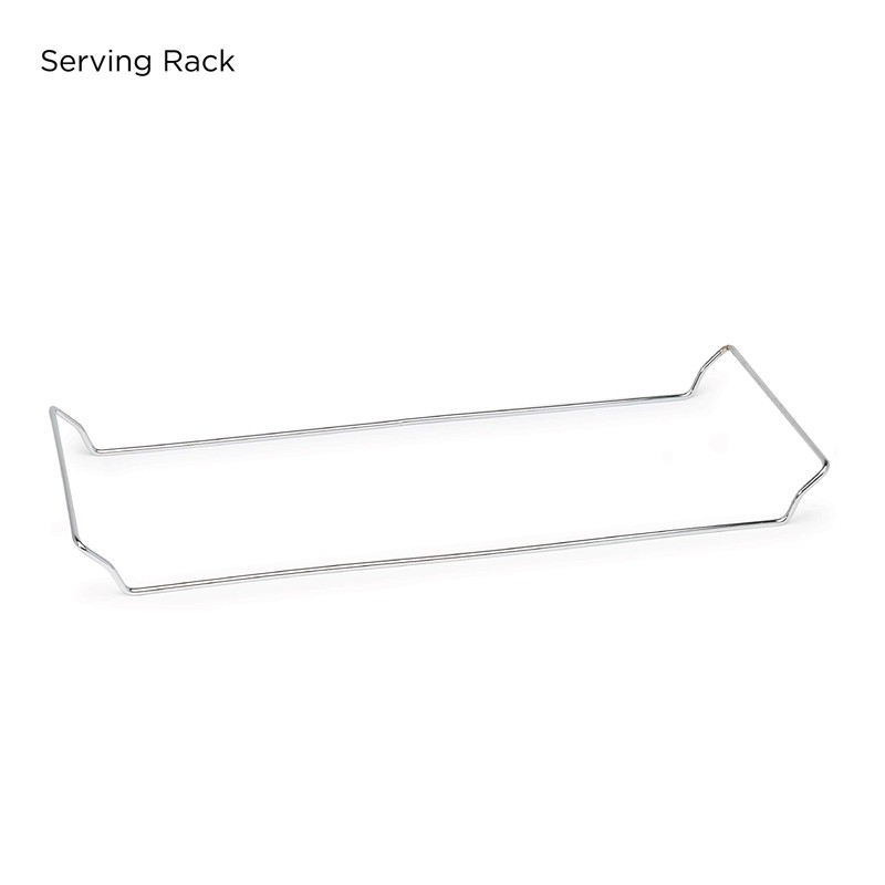 Laroma Pizza Baking Stone Set, 15-Inch - Includes Serving Rack,