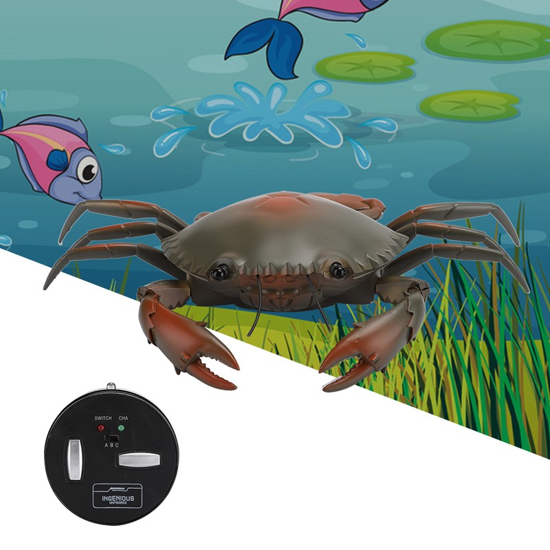 Funny High Simulation Remote Control Infrared Animal Crab Kid Trick