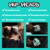 Hip Heads Thick Hair Ties for Men | Durable Hair