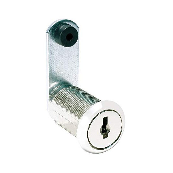 Disc Tumbler Cam Lock, Nickel, Key C415A