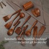 Wooden Spoons for Cooking – 12-Piece Teak Wood Utensil Set