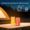 【Upgraded】 LED Flame Light, Christmas Decorations Rechargeable Flickering Flameless Candles,