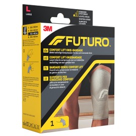 FUTURO Comfort Lift Knee Brace Large (43.2 - 49.5 cm) - Breathable and Elastic Knee Brace for Stability, Compression and Support for Knee Pain