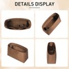Satin Purse Organizer Insert for Hermes Birkin 30 Bag, Brown