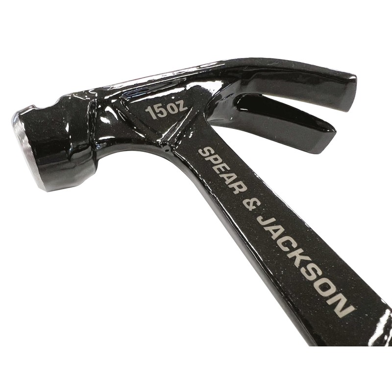 Spear & Jackson SJ-CSS15 Solid Steel 15oz Claw Hammer