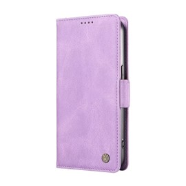 ILING Case for Realme C71 5G/Realme C71 4G, Ultra-thin Leather PU Skin Wallet Cover Flip Folio Shockproof Case with Card Slots, Kickstand, Magnetic Close, RFID Blocking (Purple)