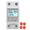 LCD Digital Electricity Meter Single Phase 2 Pin DIN Rail