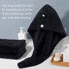 Sinland Microfiber Hair Drying Towels Ultra Absorbent Hair Turban Drying