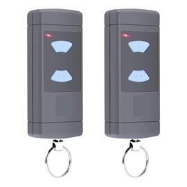 Handheld Transmitter Compatible with Hörmann, 868.3 MHz Replacement Garage Door Opener for Hörmann HSE2-868, HSM4-868, HS4-868, 2 Channels, Pack of 2