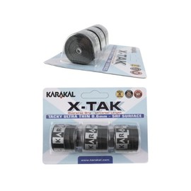Karakal X-TAK Overgrip - Tennis - Badminton - Squash (Black)