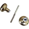 Marks #K9290/3 Polished Brass Finish Knob Spindle Kit, A Replacement