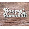 Melis Deko-Schriftzug - Happy Ramadan – Schild aus Holz in