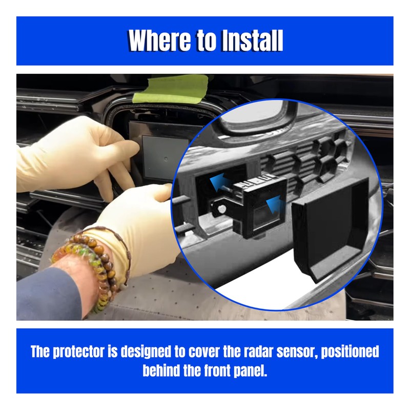 CRV Radar Sensor Protector for Honda CR-V 2023-2025，Anti-Theft Distance Sensor