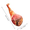 BESPORTBLE Soft Food Plush Cushion Ham Chicken Leg Shaped Cushion